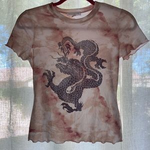 sheer dragon top